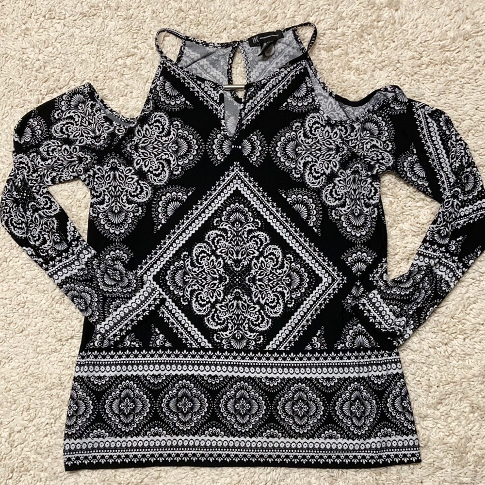 Cold shoulder blouse